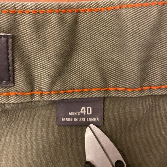 Eddie Bauer Cargo Shorts Army Green Sz 40 - Picture 7 of 12